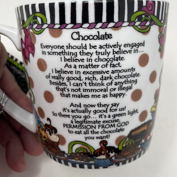 3/$15! NWT Suzy Toronto “Behind Every successful Woman” porcelain mug - Picture 10 of 13